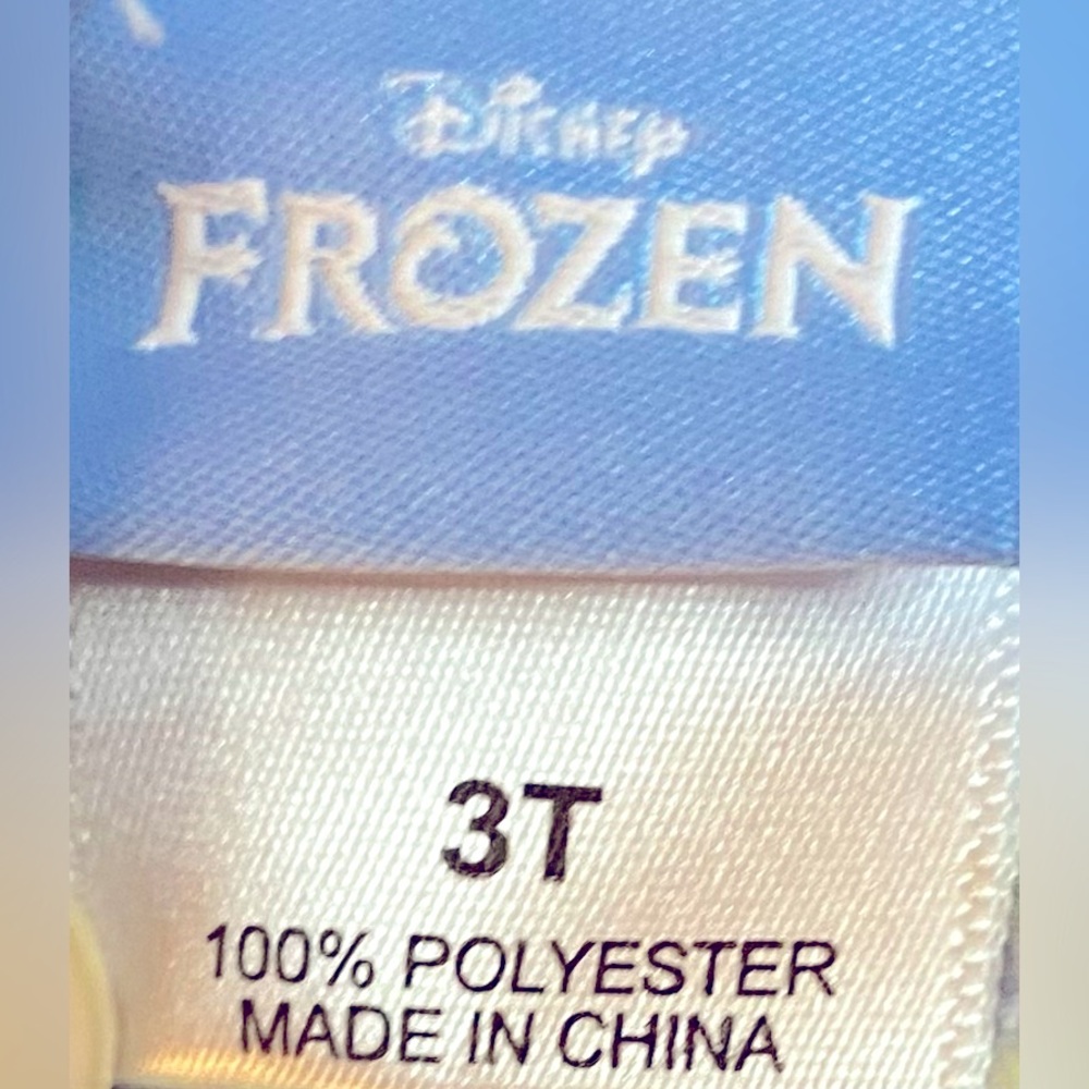 Disney Frozen Elsa Plaid Fleece Button Up Jacket Size 3T - Picture 5 of 5